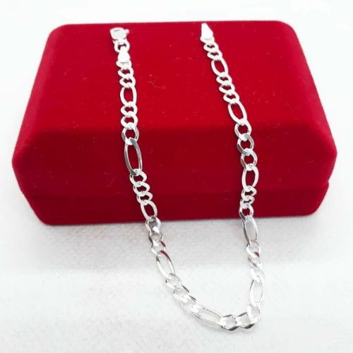 PULSEIRA ITALIANA MASCULINA 3X1 4GR 4MM 21CM PRATA 925