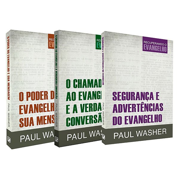 KIT - Recuperando o Evangelho - Paul Washer