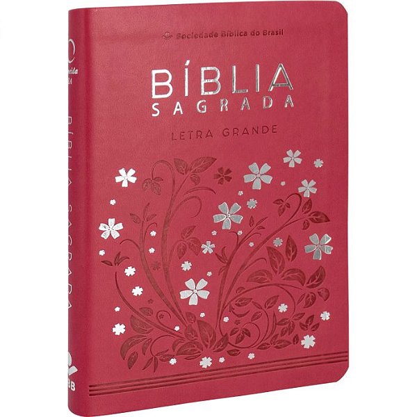 Bíblia Sagrada ARA Letra Grande - Rosa Pink