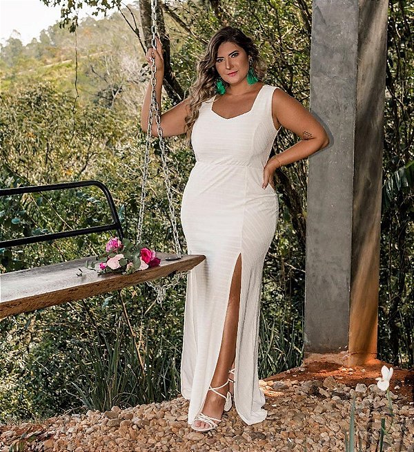 vestido lese plus size