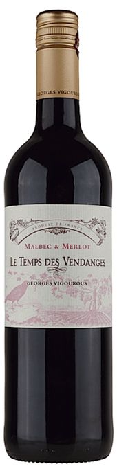 Vinho Le Temps des Vendanges Malbec/Merlot - 750ml