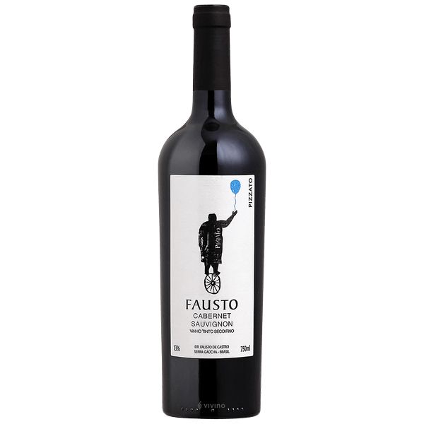 Vinho Tinto Pizzato Fausto Cabernet Sauvignon-750ml