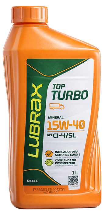 LUBRAX TOP TURBO - MINERAL - CI4 / SL 15W40