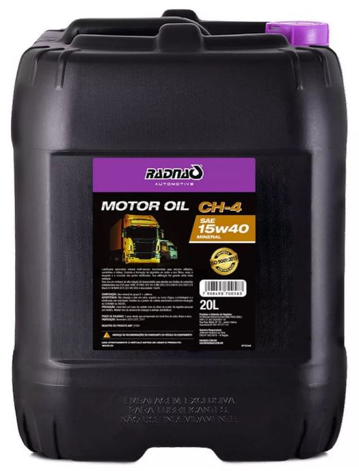 RADNAQ MOTOR OIL - CH4 15W40 - MINERAL - ( BALDE 20 LT )