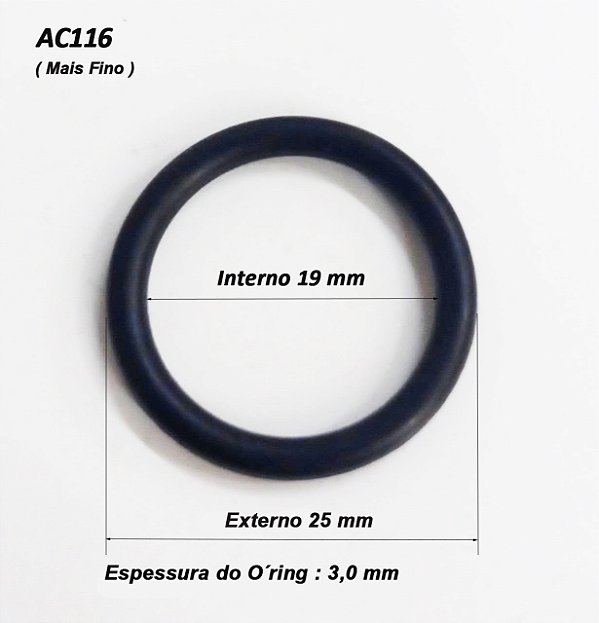 Arruela de vedação para bujão de cárter - Linha FORD FIESTA / KA / COURRIER ( O´Ring de Borracha Nitrílica )