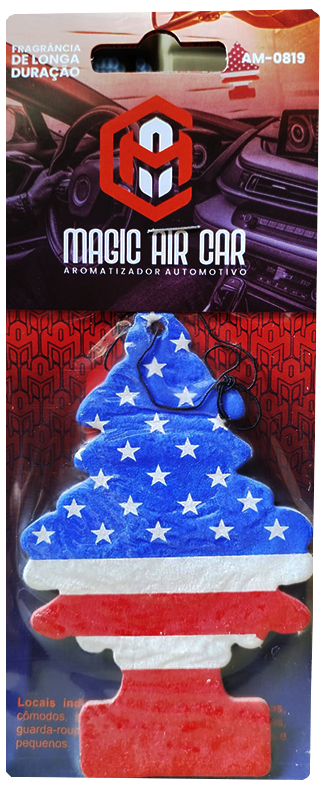 Aromatizante para Ambientes MAGIC AIR - PINHEIRINHO - BANDEIRA "U.S.A."