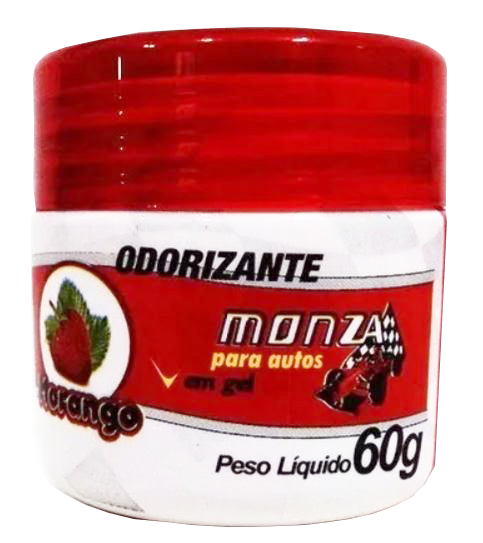 PURIFICADOR DE AR / AROMATIZANTE - MONZA GEL MORANGO - ( 60 Grs )