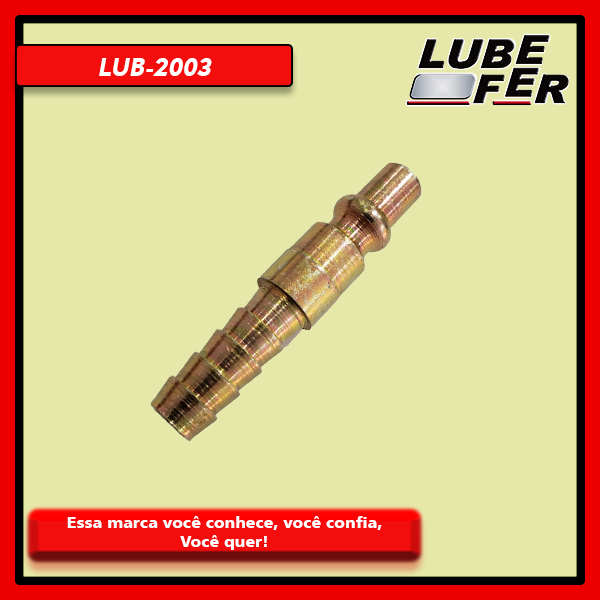 Pino para engate rápido com Escama 1/4" - Lubefer LUB2003