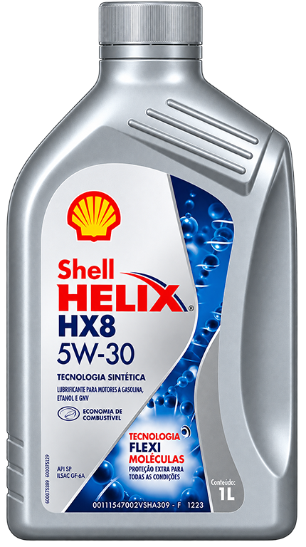SHELL HELIX HX8 - SP 5W30 - SEMI SINTÉTICO - ( 12 X 1 LT )