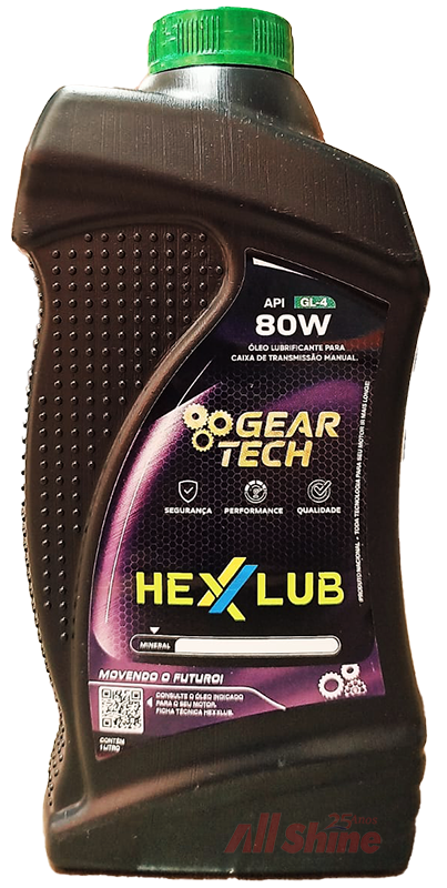 HEXXLUB - GEAR SAE 80W - API GL4 - MINERAL - ( 24 X 1 LT )