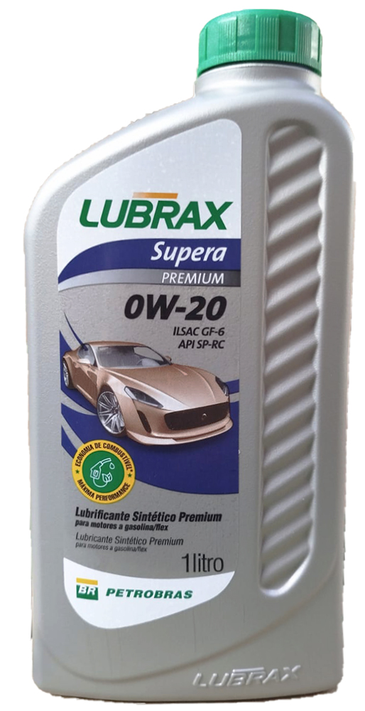 LUBRAX SUPERA PREMIUM SP 0W20 GF6A - SINTÉTICO - 12 X 1 LITRO