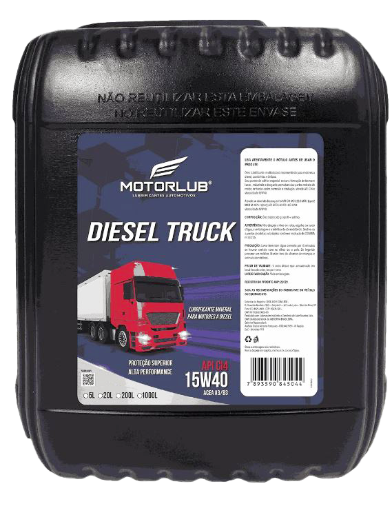 Motorlub Diesel Truck CI4 15W40 - Mineral ( Balde 20 lts )