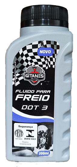 Fluido de Freio GITANES DOT 3 - 200 ml