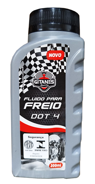 Fluido de Freio GITANES DOT 4 - 200 ml