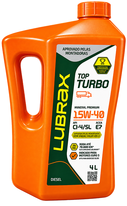 LUBRAX TOP TURBO CI4 / SL 15W40 - ACEA E7