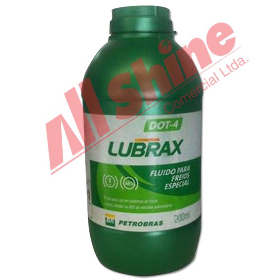 Fluido de Freio LUBRAX DOT 4 - 200 ml
