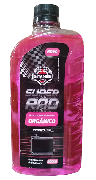 Aditivo Radiador SUPER RAD PRONTO USO ORGÂNICO GITANES ROSA – 500 ml