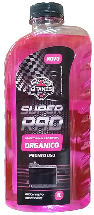 Aditivo Radiador SUPER RAD PRONTO USO ORGÂNICO GITANES ROSA – 1L