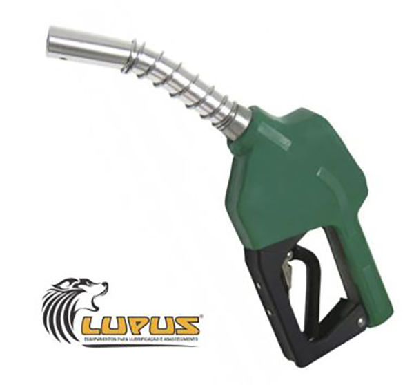 Bico Automático para Combustível 3/4" Ponteira de 1/2"  - LUPUS - VERDE