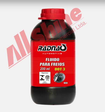 Fluido de Freio RADNAQ DOT 3 - 200 ml
