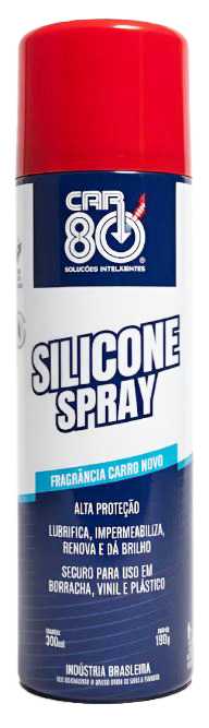 Silicone Spray Perfumado CAR 80 - 8030 ( Essência de Carro Novo )