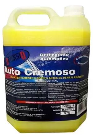 Shampoo Lava Auto Cremoso DETERSID 5 Litros (DIL. 1X50)