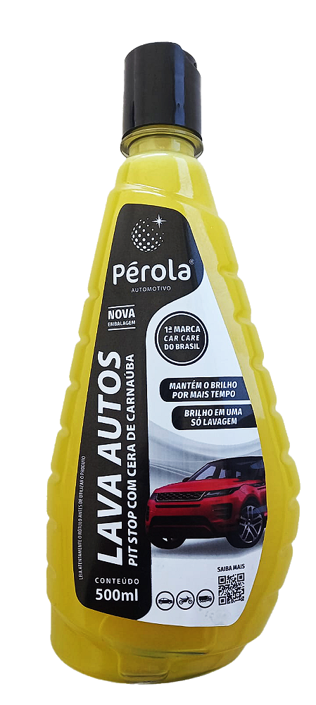 Shampoo Lava Autos PIT STOP com CERA - Pérola - ( 500 ml )