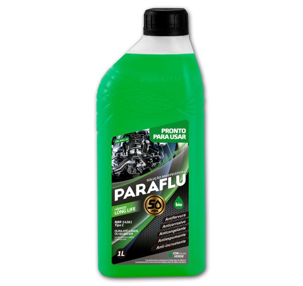 Aditivo para Radiador Paraflu Hibrido Long Life Verde, ( Pronto para Uso )