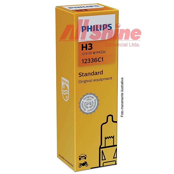 Lâmpada PHILIPS H3 12V - 55W