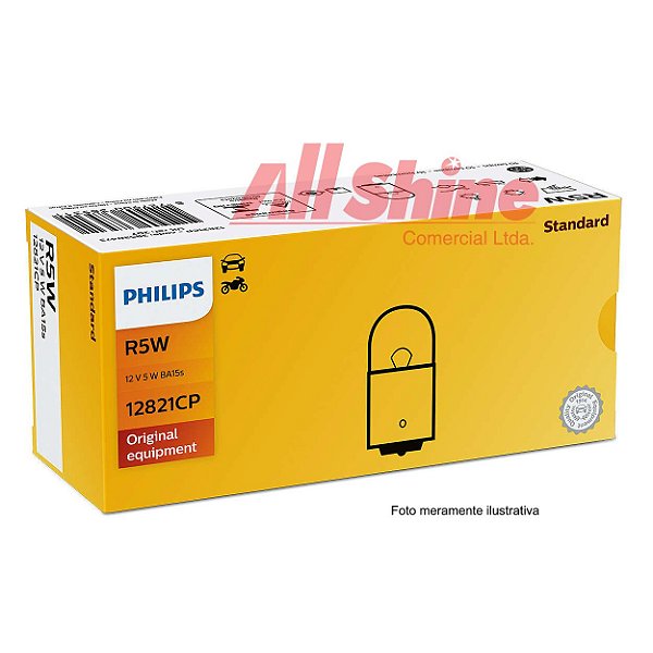 Lâmpada PHILIPS ( 67 - 12V 5W - 1 Polo / Bulbo Médio )