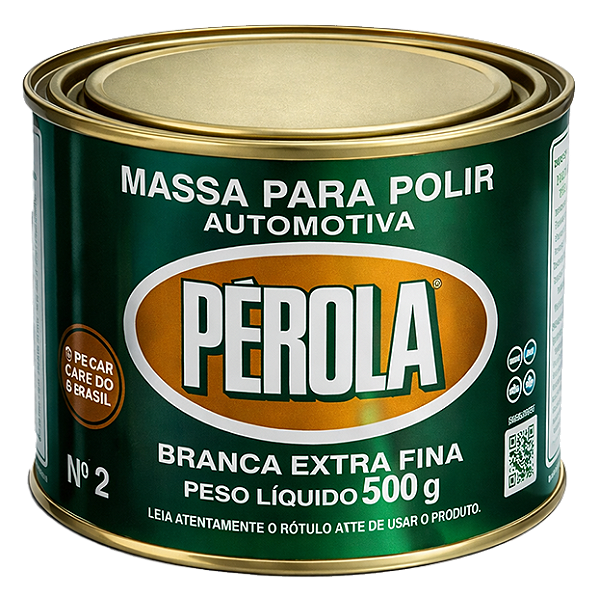Massa para polir branca Nº 2 extra fina PÉROLA