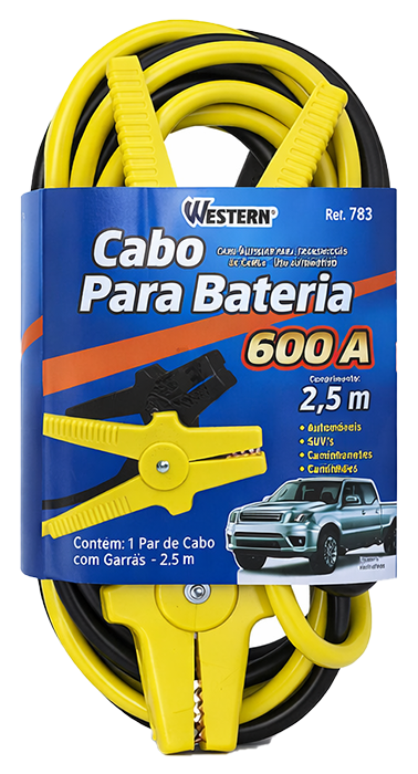 Cabo para Bateria 600A Western ( Veículos Leves / SUV´S / Caminhonetes / Caminhões )