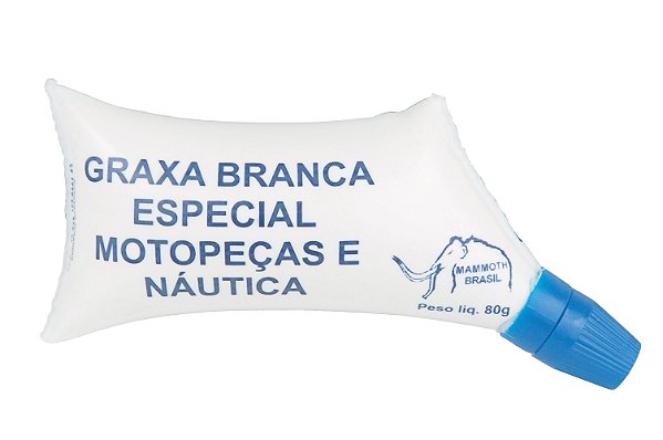 Graxa Branca Especial para Moto Peças e Náutica MAMMOTH ( Graxa Branca )