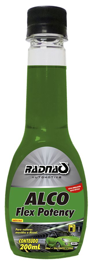 Aditivo de Combustível RADNAQ ALCO FLEX POTENCY - VERDE ESCURO