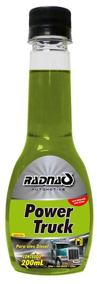 Aditivo de Combustível RADNAQ POWER TRUCK - VERDE CLARO
