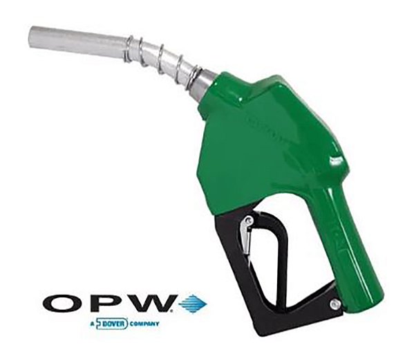 Bico Automático para Combustível 3/4" Ponteira 1/2" - 11AP - OPW - VERDE