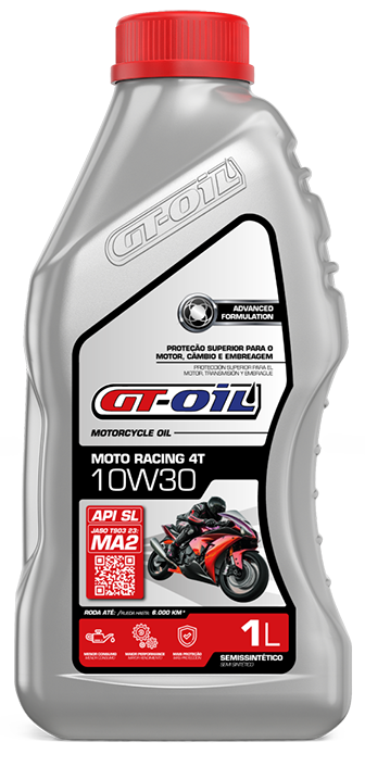 GT OIL MOTO RACING 4T 10W30 SEMI SINTÉTICO