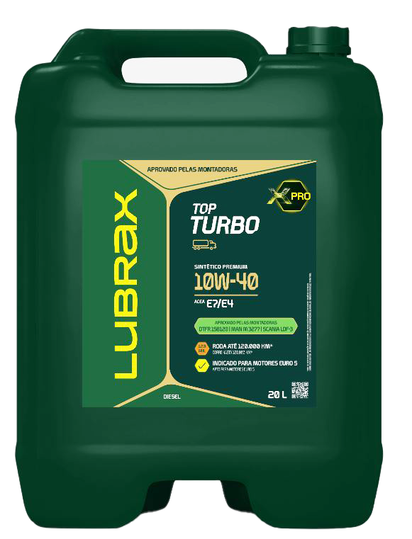 LUBRAX TOP TURBO SINTÉTICO CI4 10W40