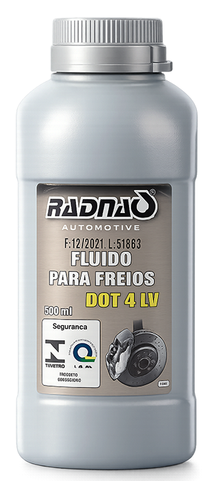 Fluido de Freio RADNAQ DOT 4 "LV"- 500 ml