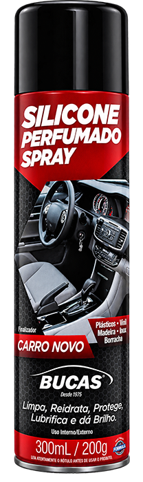 BUCAS Silicone Spray Perfumado - Carro Novo