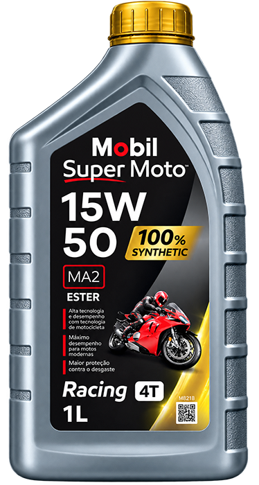 MOBIL SUPER MOTO RACING 4T SN 15W50 SINTÉTICO