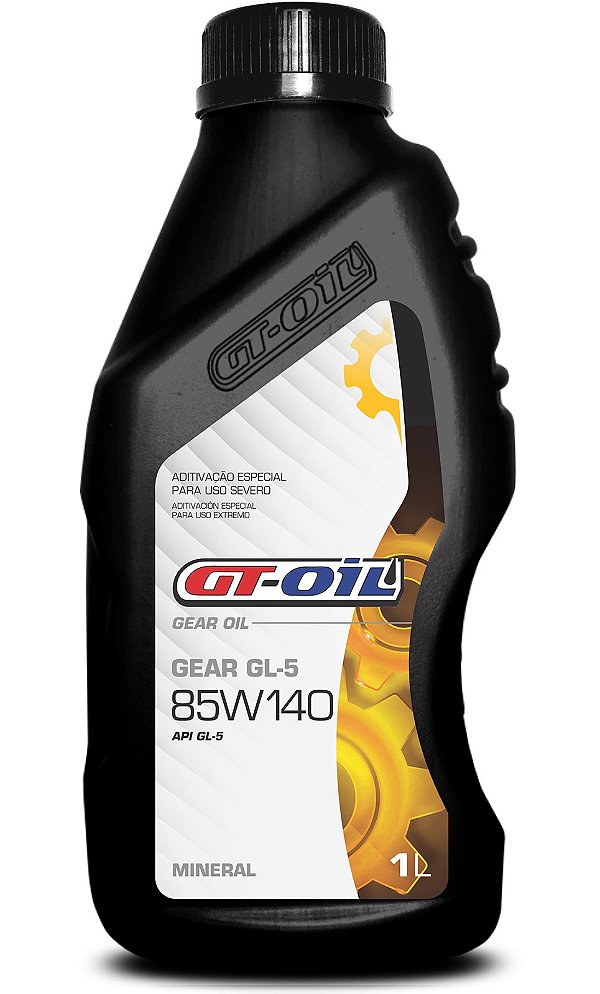 GT OIL GEAR 85W140 - API GL5 - MINERAL ( 24 X 1 LITRO )