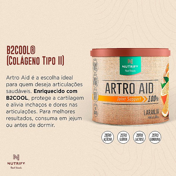 ARTRO AID LARANJA 200G NUTRIFY