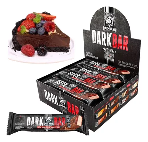 BARRA DARKNESS INTEGRAL MEDICA FRUTAS VERMELHAS 90G C|8