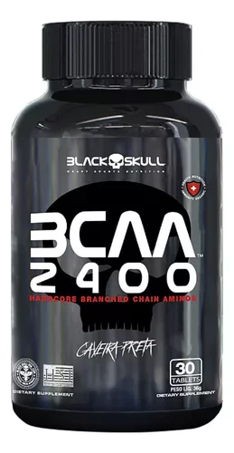 BCAA 2400 30 CAPS BLACK SKULL