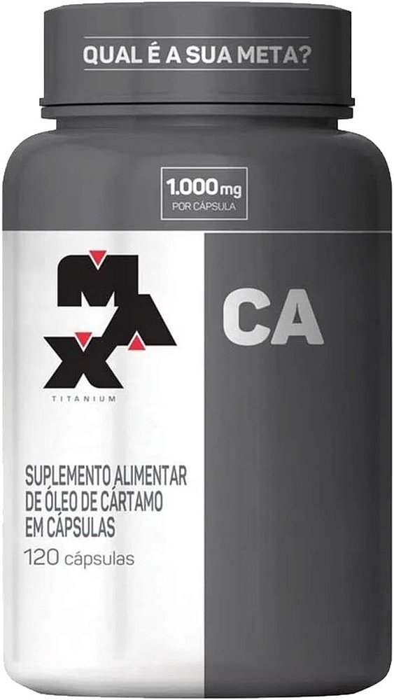 CA - OLEO DE CARTAMO MAX TITANIUM 120 CAPS