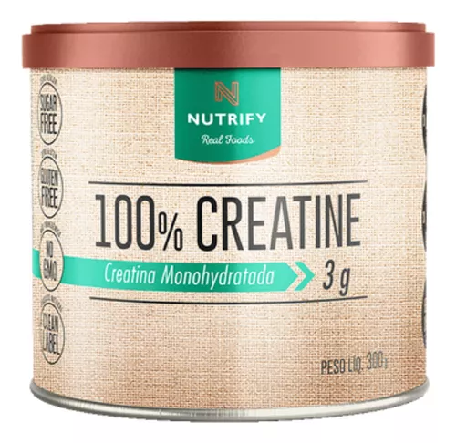 CREATINA 100% MONOHIDRATADA 300G NUTRIFY