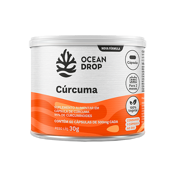 CURCUMA 60 CAPS 500 MG OCEAN DROP