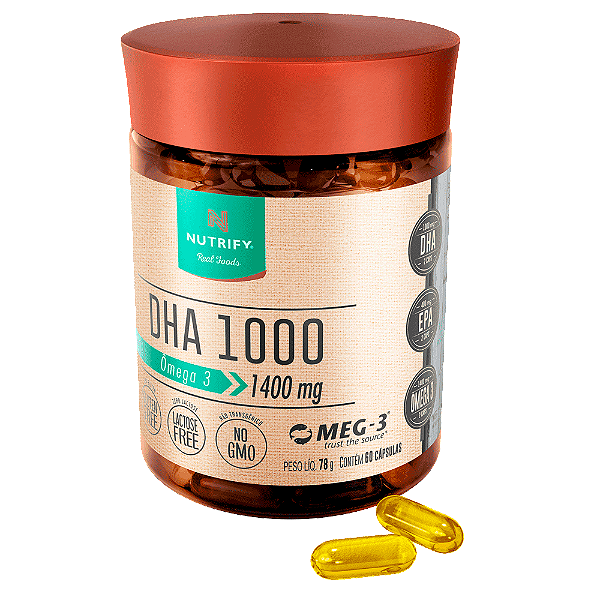 DHA 1000 60 CAPSULAS NUTRIFY