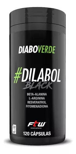 DILABOL BLACK DIABO VERDE FTW 120 CAPS